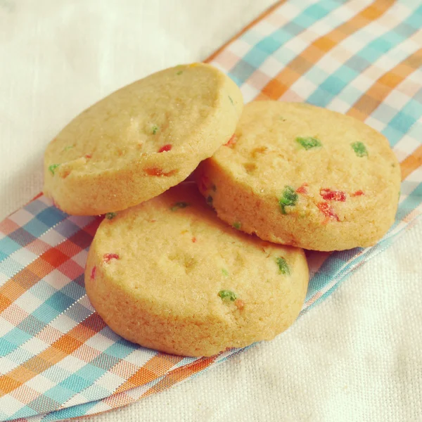 Cookies gamla retro vintage stil — Stockfoto