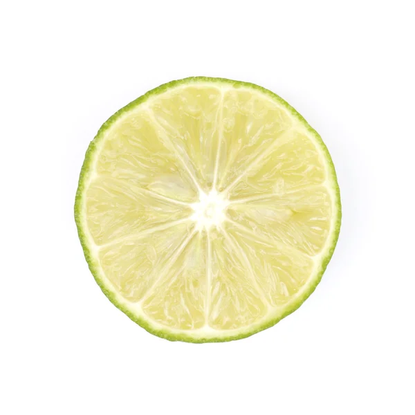 Agrumes citron vert isolés sur fond blanc — Photo