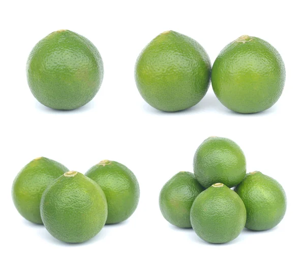 Citrus kalk frukt isolerad på vit bakgrund — Stockfoto