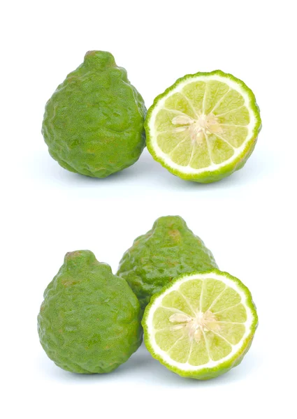 Bergamot mengisolasi latar belakang putih — Stok Foto