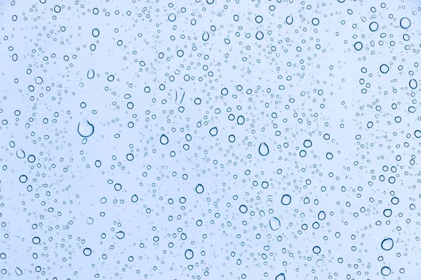 Regentropfen Auf Fenstergläser Textur Hintergrund — Stockfoto