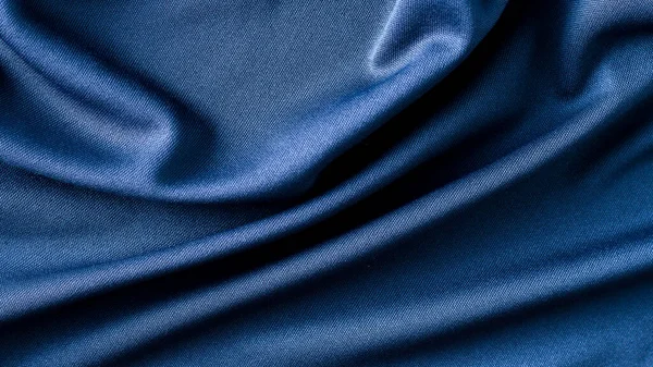 Niebieski Materiał Tkanina Tło Tekstury — Zdjęcie stockowe