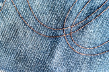 Eski grunge mavi kot kumaş arkaplanı 