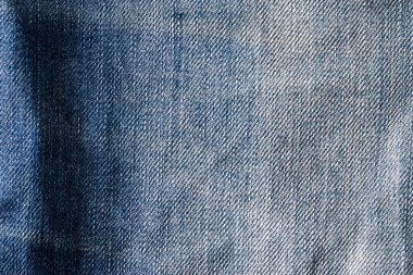 Eski grunge mavi kot kumaş arkaplanı 