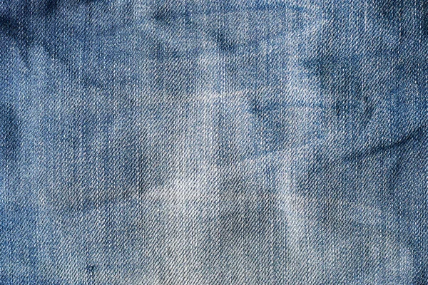 Old Grunge Blue Jeans Texture Background — ストック写真