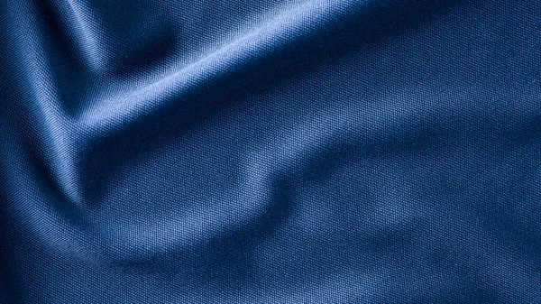 Blauwe Stof Doek Achtergrond Textuur — Stockfoto