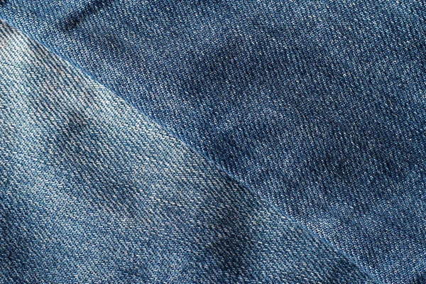 Old Grunge Blue Jeans Texture Background — Photo