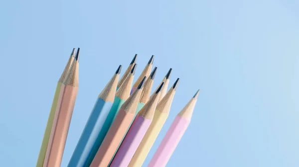 Concepto Educación Lápiz Sobre Mesa —  Fotos de Stock