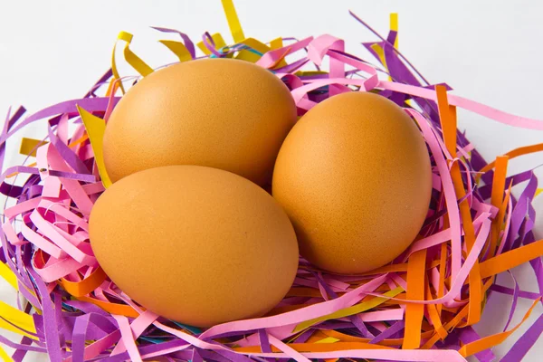 Tre ägg — Stockfoto