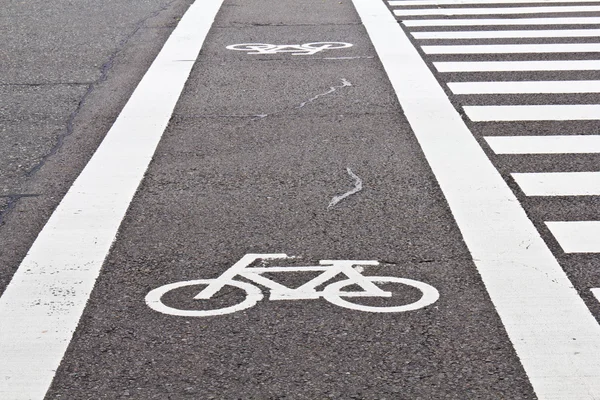 Bicycle lane — Stock Photo, Image