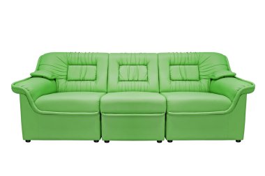 Green modern sofa