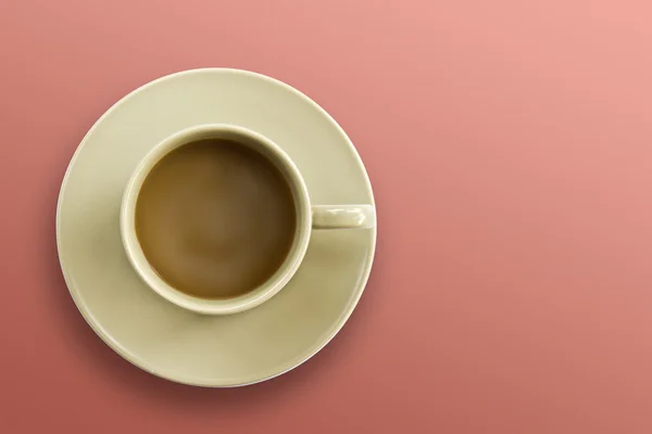 Eine Tasse heißen Kaffee — Stockfoto