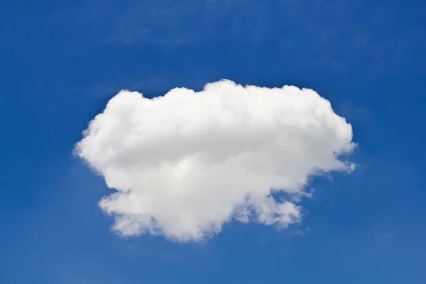 Nube blanca para cloud computing — 图库照片