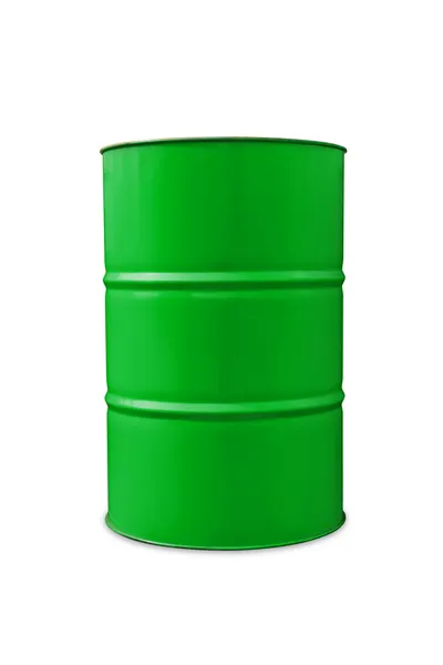 Barile di olio verde — Foto Stock