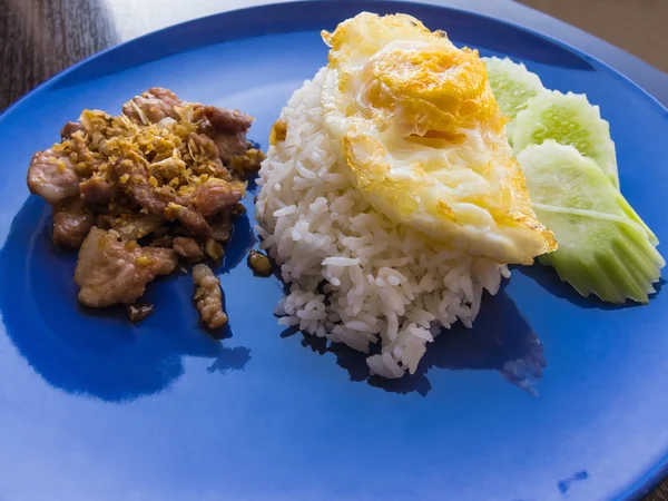 Thaise stijl lunch — Stockfoto