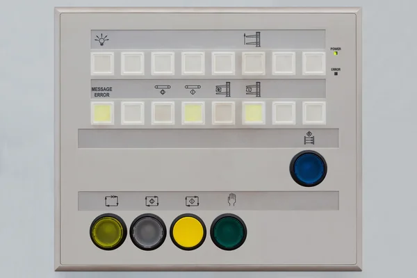 Painel de controle do operador — Fotografia de Stock