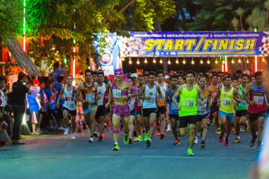 Mini maraton yarışı içinde çalışan başlıyor