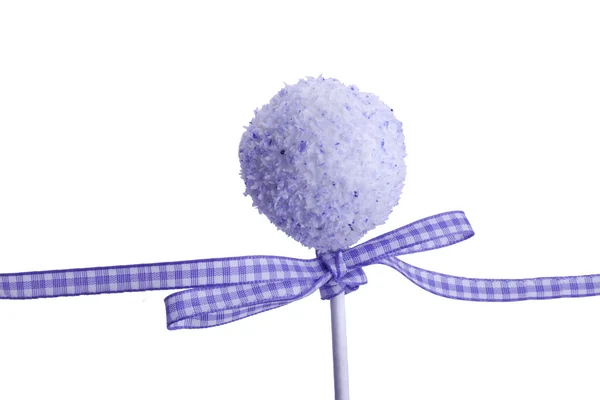 Sweet purple cocunut cakepop — Stock Photo, Image