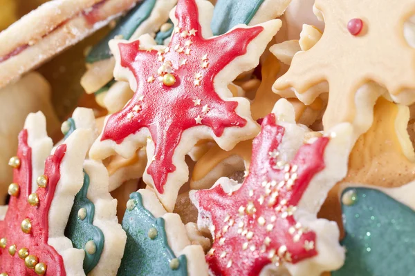 Vánoční cookie mix — Stock fotografie