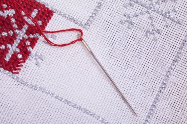 Noel yorgan ve nakış iğne