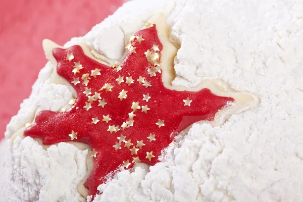 Bolinho de Natal estrela — Fotografia de Stock