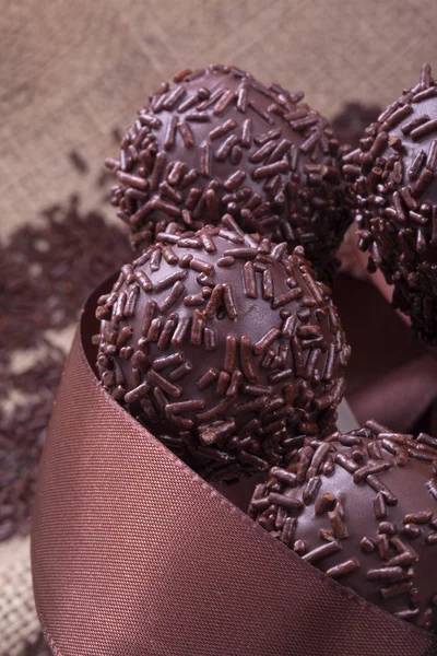 Chocolate cake pop — Stock Photo, Image