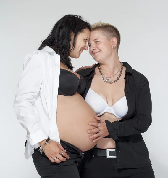 Two lesbian women — Stock Photo, Image