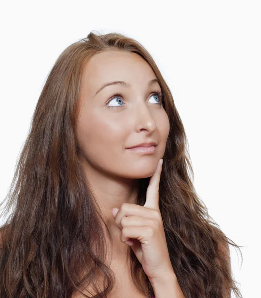 Young girl thinking — Stock Photo, Image