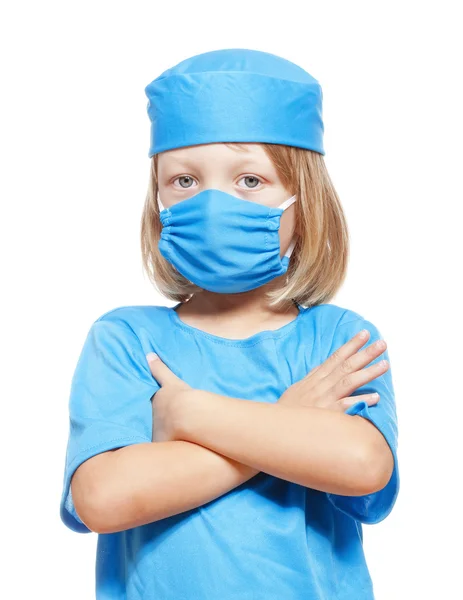 Boy playing a doctor — Stock Photo, Image