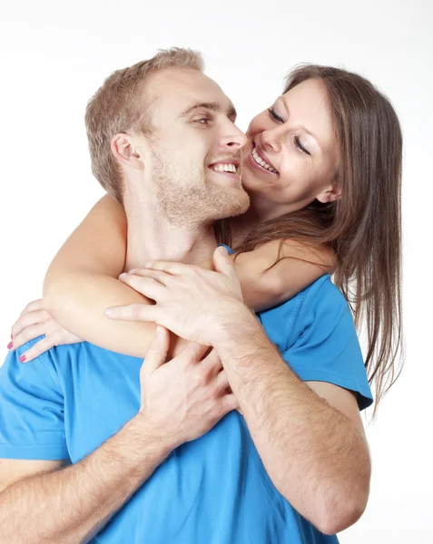 Glückliches junges Paar — Stockfoto