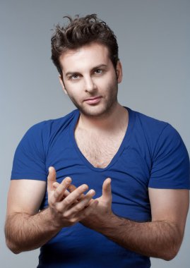 Bir adamın portresi.