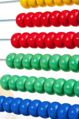 renkli ahşap abacus