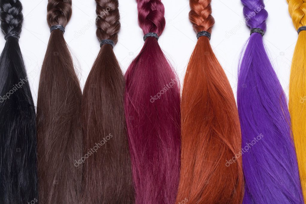 Artificial Hair Used for Production of Wigs 