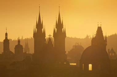 Prag - eski şehir Kulesi 