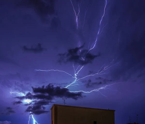 Lightning sky — Stock Photo, Image