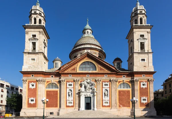 Santa Maria di Carignano in Genoa — Stock Photo, Image