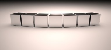 stüdyo ortamında 3D blokları