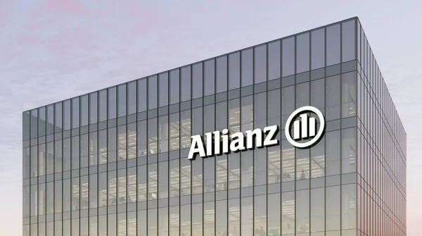 Munich Allemagne Octobre 2021 Usage Rédactionnel Seulement Cgi Allianz Société — Photo