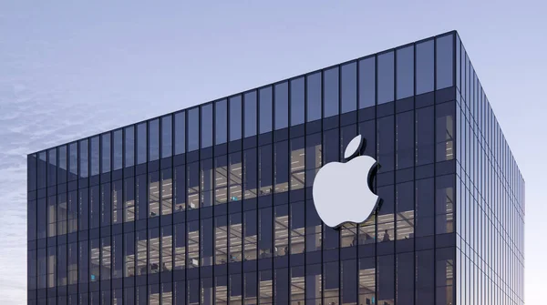 Cupertino Estados Unidos Outubro 2021 Apenas Uso Editorial Cgi Apple — Fotografia de Stock