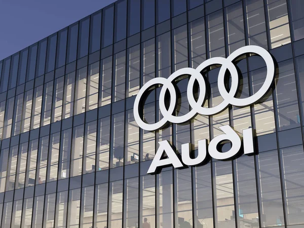 Ингольштадт Германия Октября 2021 Года Использование Cgi Audi Automaker Corporation — стоковое фото