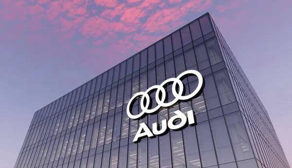 Ингольштадт Германия Октября 2021 Года Использование Cgi Audi Automaker Corporation — стоковое фото