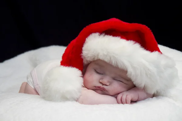 Santa dítě spí — Stock fotografie