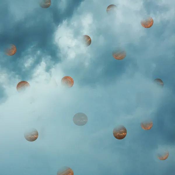 Centavos do céu — Fotografia de Stock