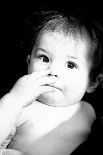 Bathtime för baby — Stockfoto