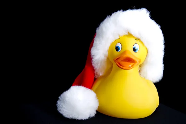Санта гумові Ducky — стокове фото