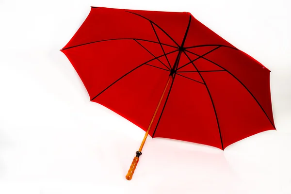 Grand parapluie rouge simple — Photo