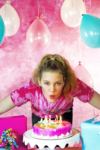 Girl's Birthday Party — Stock Photo, Image