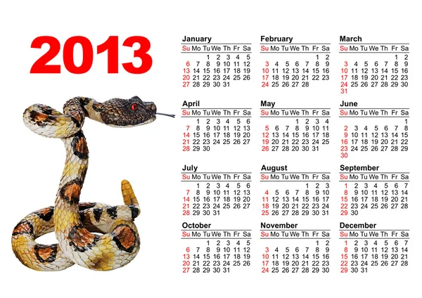 Calendrier américain — Photo