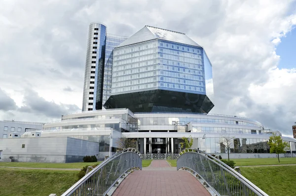 Biblioteca nacional em Minsk — Fotografia de Stock