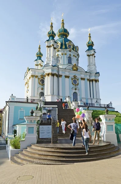 Андреевский храм в Киеве — стоковое фото